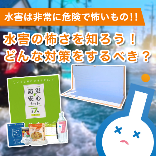 水害の怖さを知ろう！どんな対策をするべき？