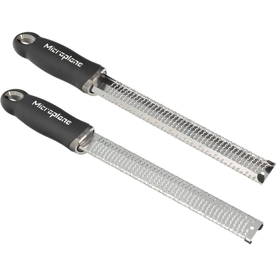 Microplane おろし器 正規輸入品 31.8×3.5×3.3cm ブラック プレミアムシリーズ ゼスターグレーター MP-0611