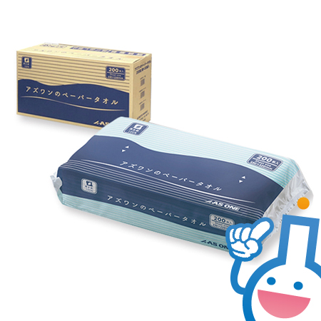 アズワンのペーパータオル１ＣＳ　３０袋 7-6200-02